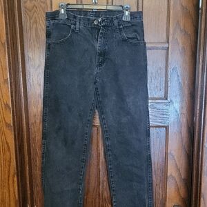 Rustler Black Straight Jeans Classic Style